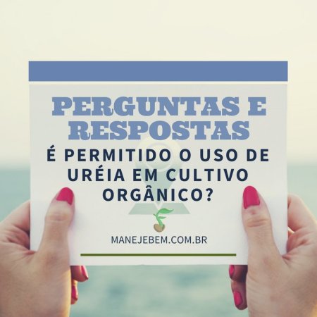 É permitido o uso de uréia em cultivo orgânico?